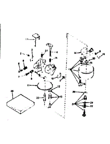 Carburetor parts for Craftsman Lawn & Garden Engine 143226122 from AppliancePartsPros.com