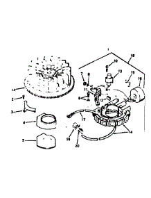 Magneto parts for Craftsman Lawn & Garden Engine 143226272 from AppliancePartsPros.com