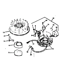 Magneto parts for Craftsman Lawn & Garden Engine 143226342 from AppliancePartsPros.com