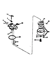 Carburetor parts for Craftsman Lawn & Garden Engine 143227022 from AppliancePartsPros.com