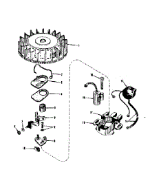 Magneto (Phelon F-3220-G) parts for Craftsman Lawn & Garden Engine 14323250 from AppliancePartsPros.com