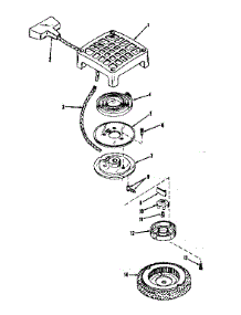 Rewind Starter No. 29415 parts for Craftsman Lawn & Garden Engine 14323250 from AppliancePartsPros.com