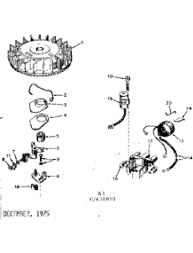 Magneto parts for Craftsman Lawn & Garden Engine 143234142 from AppliancePartsPros.com
