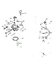 Carburetor 631755 parts for Craftsman Lawn & Garden Engine 143234162 from AppliancePartsPros.com