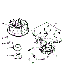Magneto parts for Craftsman Lawn & Garden Engine 143236022 from AppliancePartsPros.com