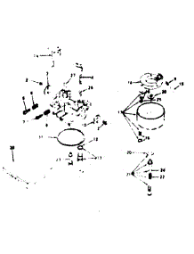 Carburetor parts for Craftsman Lawn & Garden Engine 143236032 from AppliancePartsPros.com