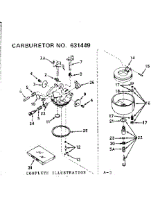 Carburetor parts for Craftsman Lawn & Garden Engine 143236162 from AppliancePartsPros.com