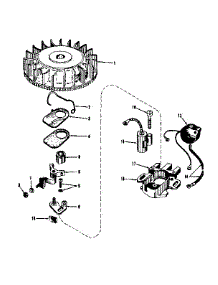 Magneto (Phelon F-3220-G) parts for Craftsman Lawn & Garden Engine 14324250 from AppliancePartsPros.com