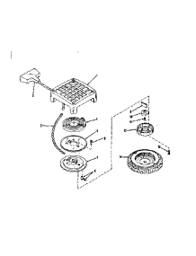 Rewind Starter No. 29415 parts for Craftsman Lawn & Garden Engine 14324250 from AppliancePartsPros.com