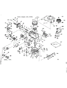 Engine parts for Craftsman Lawn & Garden Engine 143243082 from AppliancePartsPros.com