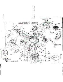 Replacement Parts parts for Craftsman Lawn & Garden Engine 143244132 from AppliancePartsPros.com