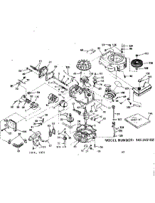 Replacement Parts parts for Craftsman Lawn & Garden Engine 143245102 from AppliancePartsPros.com