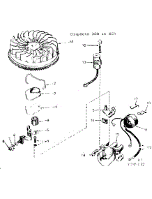 Magneto parts for Craftsman Lawn & Garden Engine 143245172 from AppliancePartsPros.com