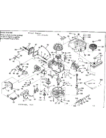 Replacement Parts parts for Craftsman Lawn & Garden Engine 143245192 from AppliancePartsPros.com