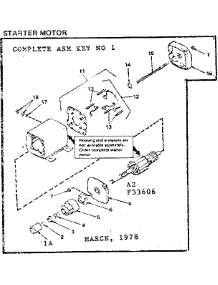 Starter Motor parts for Craftsman Lawn & Garden Engine 143246062 from AppliancePartsPros.com