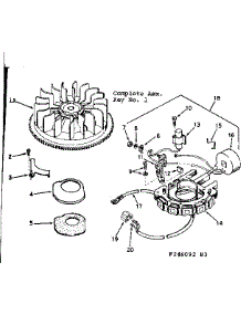 Magneto parts for Craftsman Lawn & Garden Engine 143246092 from AppliancePartsPros.com
