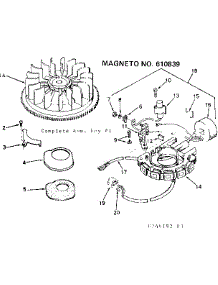 Magneto parts for Craftsman Lawn & Garden Engine 143246192 from AppliancePartsPros.com