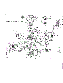 Replacement Parts parts for Craftsman Lawn & Garden Engine 143246272 from AppliancePartsPros.com