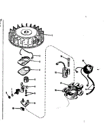 Magneto.(Phelon F-3220-G) parts for Craftsman Lawn & Garden Engine 14325251 from AppliancePartsPros.com