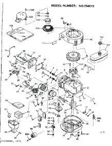 Replacement Parts parts for Craftsman Lawn & Garden Engine 143254072 from AppliancePartsPros.com