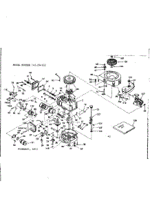 Replacement Parts parts for Craftsman Lawn & Garden Engine 143254102 from AppliancePartsPros.com