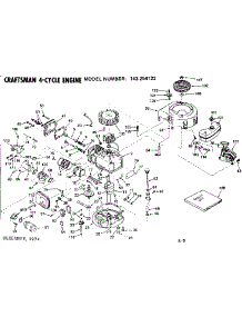 Replacement Parts parts for Craftsman Lawn & Garden Engine 143254122 from AppliancePartsPros.com