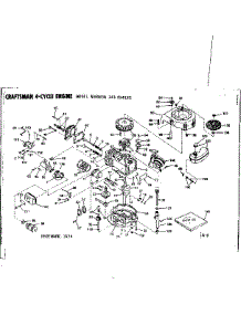 Replacement Parts parts for Craftsman Lawn & Garden Engine 143254152 from AppliancePartsPros.com