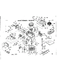 Replacement Parts parts for Craftsman Lawn & Garden Engine 143254182 from AppliancePartsPros.com