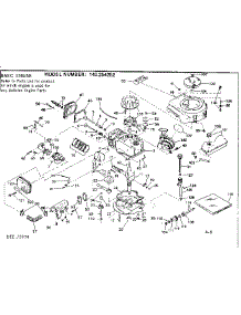 Replacement Parts parts for Craftsman Lawn & Garden Engine 143254252 from AppliancePartsPros.com
