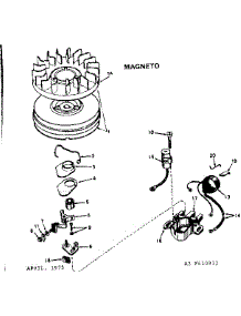 Magneto parts for Craftsman Lawn & Garden Engine 143254302 from AppliancePartsPros.com
