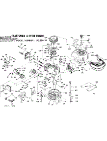 Replacement Parts parts for Craftsman Lawn & Garden Engine 143254412 from AppliancePartsPros.com
