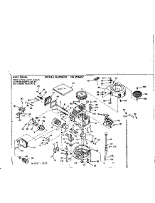 Engine parts for Craftsman Lawn & Garden Engine 143254492 from AppliancePartsPros.com
