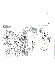 Replacement Parts parts for Craftsman Lawn & Garden Engine 143254502 from AppliancePartsPros.com