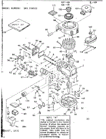 Replacement Parts parts for Craftsman Lawn & Garden Engine 143254522 from AppliancePartsPros.com