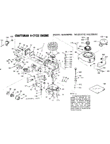 Replacement Parts parts for Craftsman Lawn & Garden Engine 143255052 from AppliancePartsPros.com