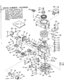 Replacement Parts parts for Craftsman Lawn & Garden Engine 143255062 from AppliancePartsPros.com