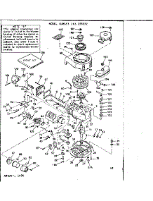 Replacement Parts parts for Craftsman Lawn & Garden Engine 143255072 from AppliancePartsPros.com
