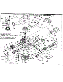 Replacement Parts parts for Craftsman Lawn & Garden Engine 143256082 from AppliancePartsPros.com