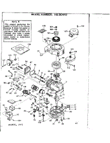 Replacement Parts parts for Craftsman Lawn & Garden Engine 143257012 from AppliancePartsPros.com
