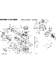 Replacement Parts parts for Craftsman Lawn & Garden Engine 143264252 from AppliancePartsPros.com