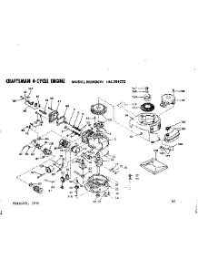 Replacement Parts parts for Craftsman Lawn & Garden Engine 143264272 from AppliancePartsPros.com
