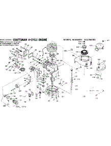 Replacement Parts parts for Craftsman Lawn & Garden Engine 143264292 from AppliancePartsPros.com