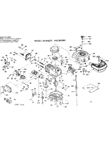 Replacement Parts parts for Craftsman Lawn & Garden Engine 143264352 from AppliancePartsPros.com