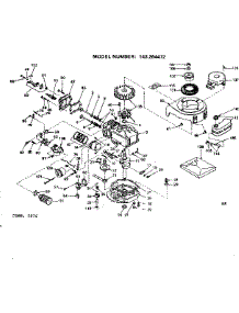 Replacement Parts parts for Craftsman Lawn & Garden Engine 143264472 from AppliancePartsPros.com