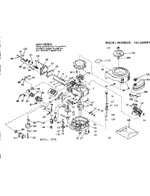 Replacement Parts parts for Craftsman Lawn & Garden Engine 143264492 from AppliancePartsPros.com