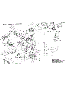 Replacement Parts parts for Craftsman Lawn & Garden Engine 143264502 from AppliancePartsPros.com