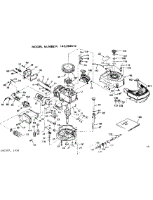 Replacement Parts parts for Craftsman Lawn & Garden Engine 143264512 from AppliancePartsPros.com
