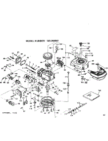 Replacement Parts parts for Craftsman Lawn & Garden Engine 143264582 from AppliancePartsPros.com