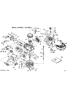 Replacement Parts parts for Craftsman Lawn & Garden Engine 143264612 from AppliancePartsPros.com