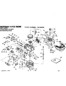 Replacement Parts parts for Craftsman Lawn & Garden Engine 143264652 from AppliancePartsPros.com
